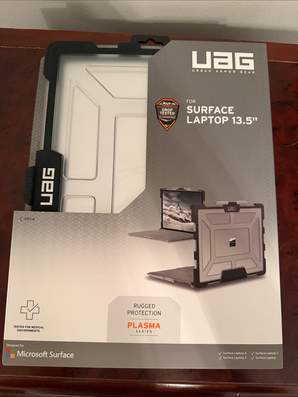 UAG Plasma Series Rugged Case for Surface Laptop 13.5" - Light Gray